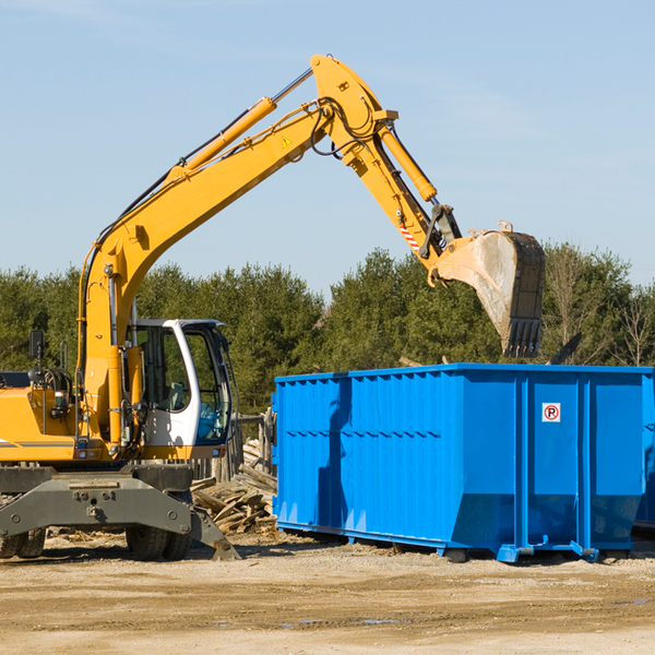 what happens if the residential dumpster is damaged or stolen during rental in Milford city 